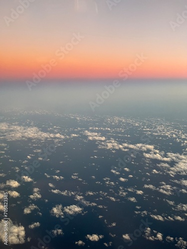 Obraz na płótnie View from the airplane