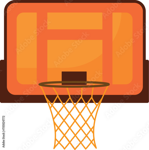 Basketball board icon cartoon vector. Court player game. Center play