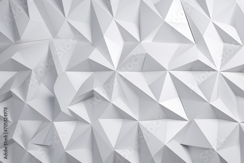 White Geometric Wallpaper Generative AI