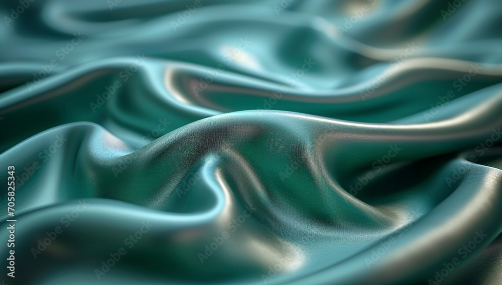 Obraz premium Satin Emerald Elegance 