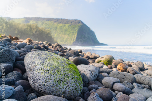 stoney beach in hawaii photo