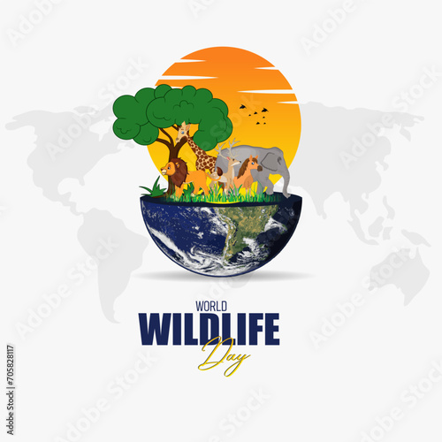 World Wildlife Day is a global observance dedicated to celebrating and raising awareness about the world's wild flora and fauna.