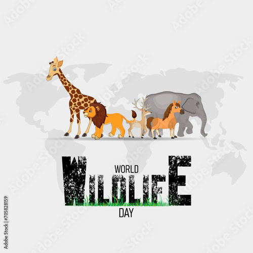 World Wildlife Day is a global observance dedicated to celebrating and raising awareness about the world's wild flora and fauna.