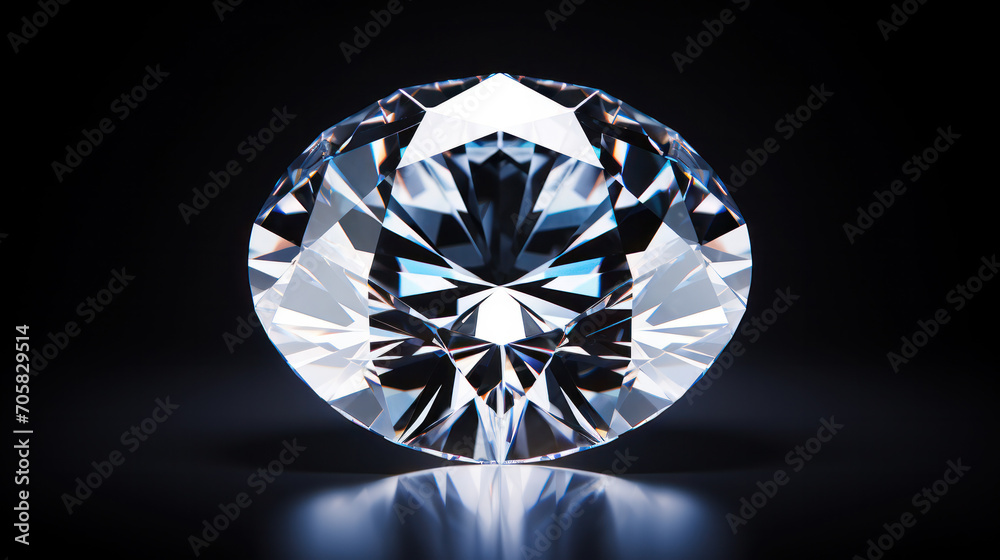 Rich Dimond Reflection With Black Background Rich Dimond Reflection With Black Background