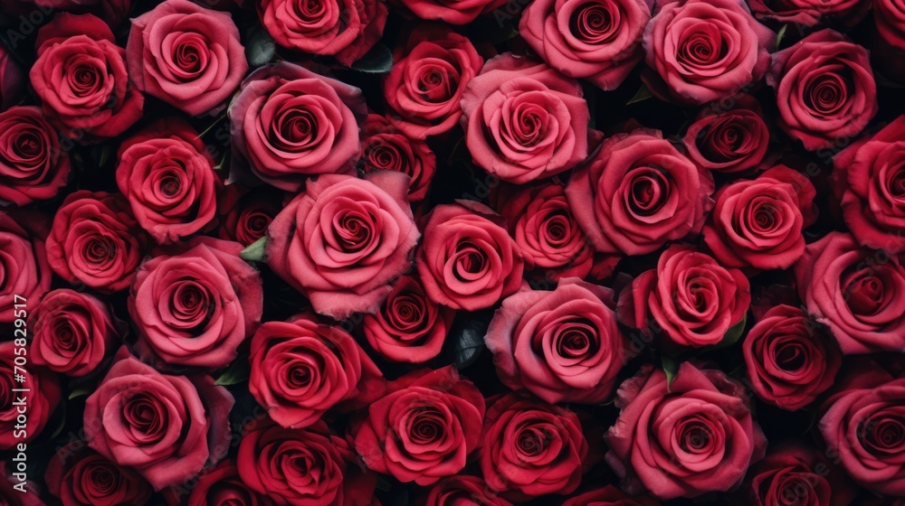 many red roses in a small bouquet Happy Valentine's Day Red rose flower wall background. many red roses in a small bouquet Happy Valentine's Day Red rose flower wall background.