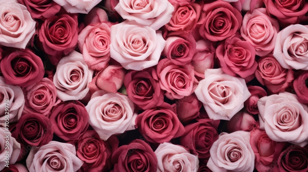 many red roses in a small bouquet Happy Valentine's Day Red rose flower wall background. many red roses in a small bouquet Happy Valentine's Day Red rose flower wall background.