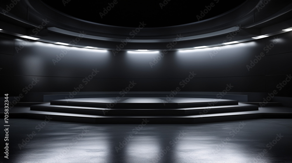 Showcase your product with a spotlight on a black background. Showcase your product with a spotlight on a black background.