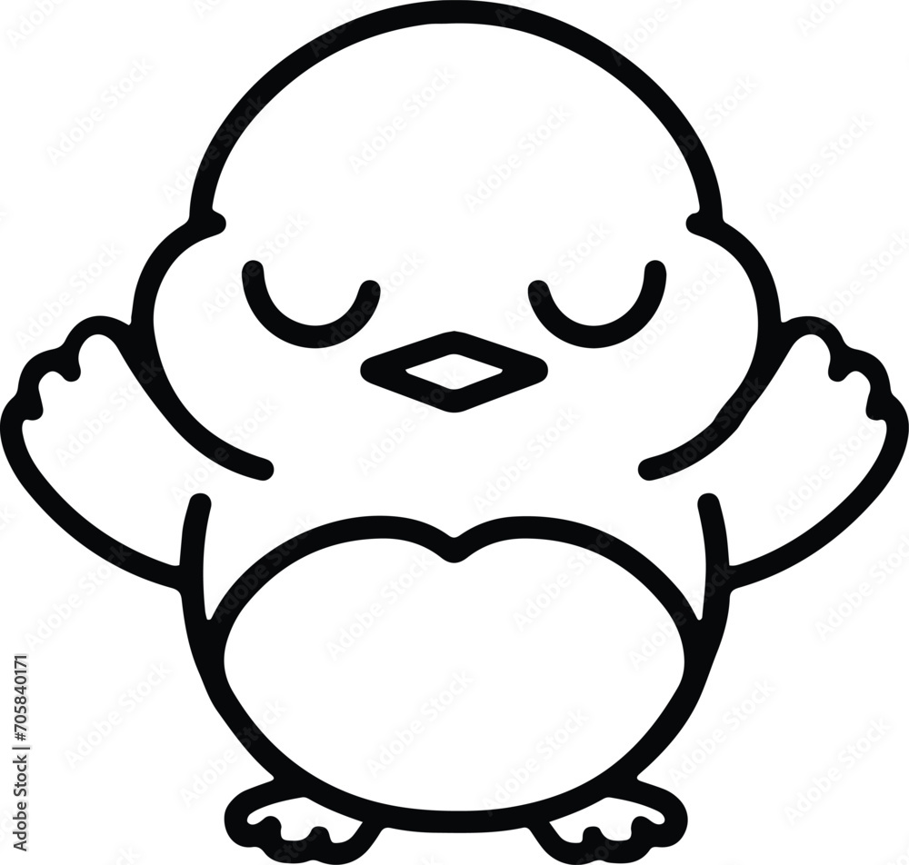 cute bird simple line drawing cute bird simple line drawing