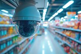 Surveillance Of A Supermarket Through Cctv Cameras