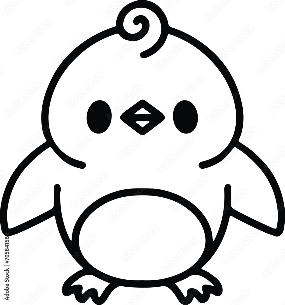 cute bird simple line drawing cute bird simple line drawing