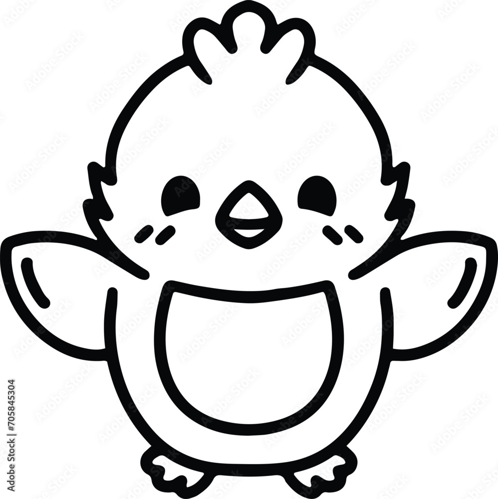 cute bird simple line drawing cute bird simple line drawing