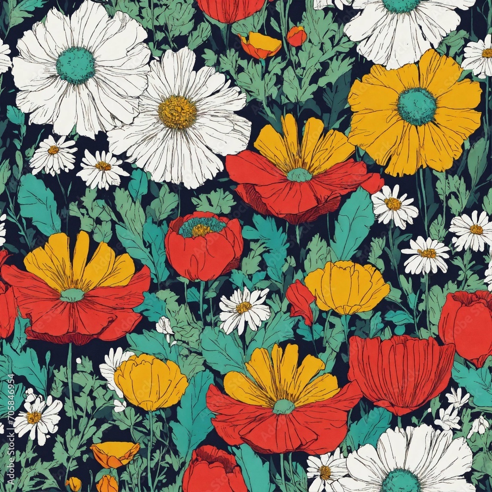 seamless floral pattern seamless floral pattern