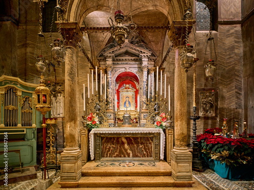 St Isidore Chapel (Cappella di Sant'Isidoro) at the byzantine styled San Marco church in Venice, Italy photo