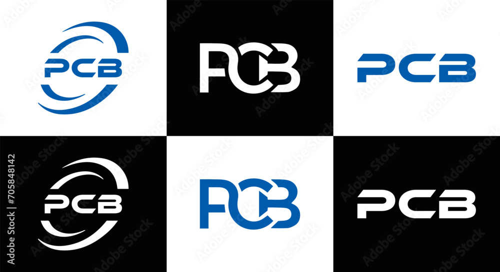 PCB logo. P C B design. White PCB letter. PCB, P C B letter logo design. Initial letter PCB letter logo set, linked circle uppercase monogram logo. P C B letter logo vector design.
PCB logo. P C B design. White PCB letter. PCB, P C B letter logo design. Initial letter PCB letter logo set, linked circle uppercase monogram logo. P C B letter logo vector design.