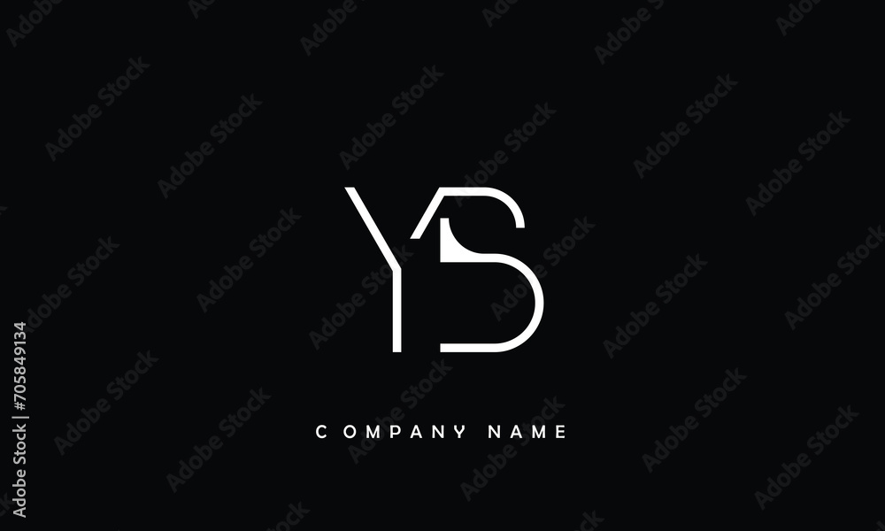 BY, YB, B, Y Abstract Letters Logo Monogram BY, YB, B, Y Abstract Letters Logo Monogram