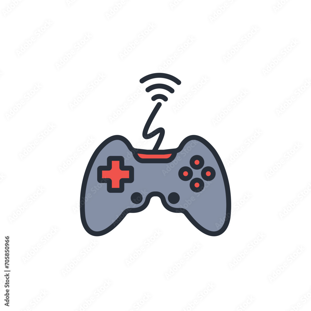 Gaming icon. vector.Editable stroke.linear style sign for use web design,logo.Symbol illustration. Gaming icon. vector.Editable stroke.linear style sign for use web design,logo.Symbol illustration.