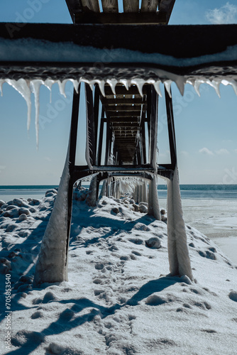 pier in the winter