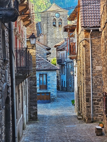 Ansó Historical Artistic Complex is part of The most beautiful towns in Spain in Pyrenees of Huesca