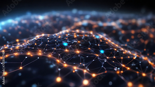 technology network  5g  network city  network link Generative AI