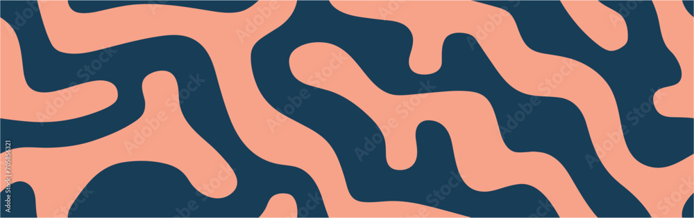 Vector. Seamless print. Tiger print. Groovy pattern, cover, poster in 60s or 70s style. Abstract retro groovy 70s 90s texture background. Vector. Seamless print. Tiger print. Groovy pattern, cover, poster in 60s or 70s style. Abstract retro groovy 70s 90s texture background.
