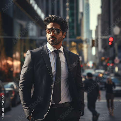 Indian businessman in a city. © DALU11