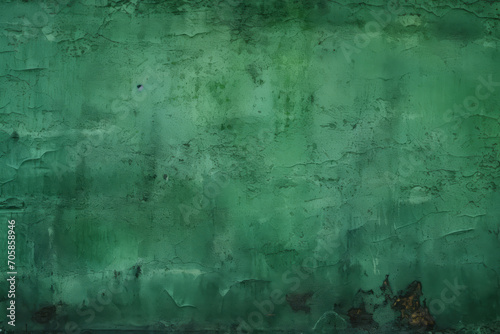 Green and dark concrete wall texture, background. Watercolor, wash, natural tones of nature. Echo background