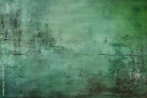 Green and dark concrete wall texture, background. Watercolor, wash, natural tones of nature. Echo background