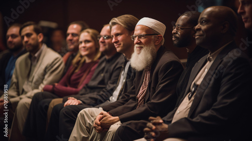 A religious diversity seminar with leaders from different faiths.