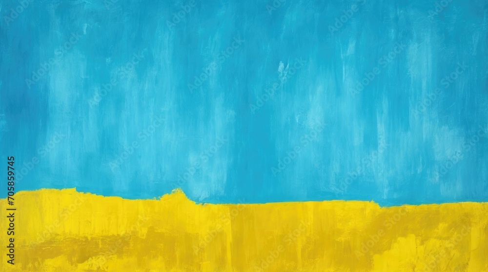 Background Blue And Yellow Background Painting