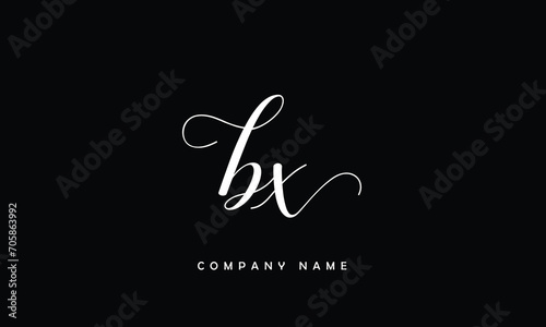 BX, XB, B, X Abstract Letters Logo Monogram