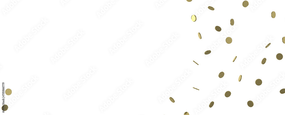 Sparkling Jubilation: Breathtaking 3D Illustration of Sparkling Gold Confetti Celebration Sparkling Jubilation: Breathtaking 3D Illustration of Sparkling Gold Confetti Celebration