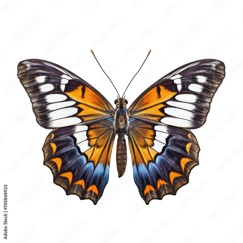 Fototapeta premium Clipper Butterfly - type of insect on transparent background