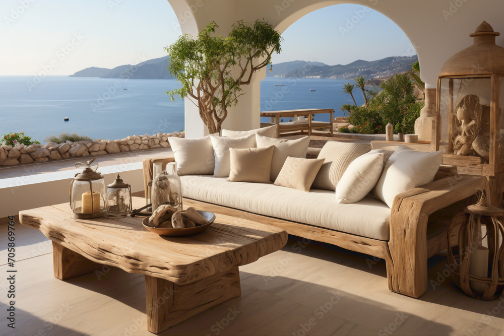 Step into the serenity of a Mediterranean retreat. 