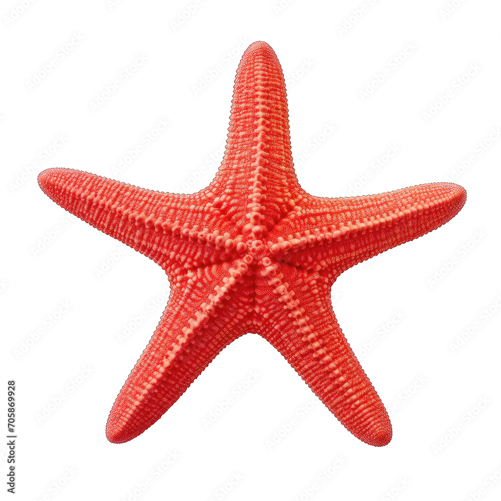 red starfish on transparent background red starfish on transparent background