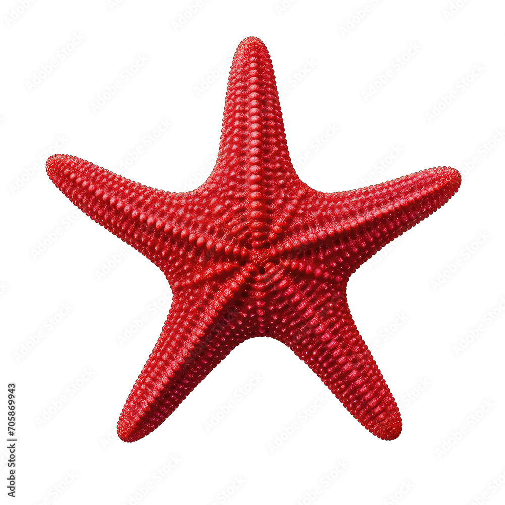 red starfish on transparent background red starfish on transparent background