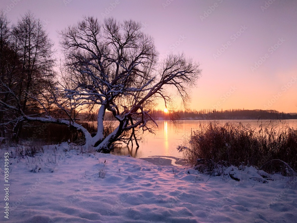 Winter. Warmia, Poland