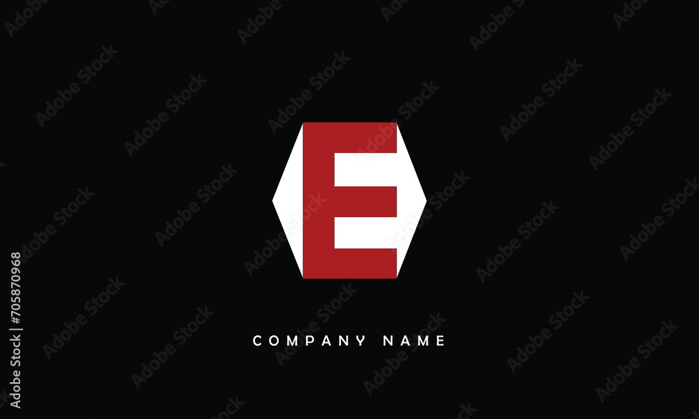 E, E Abstract Letter Logo Monogram E, E Abstract Letter Logo Monogram
