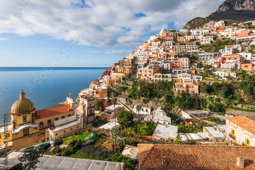 Positano, Italy along the Amalfi Coast