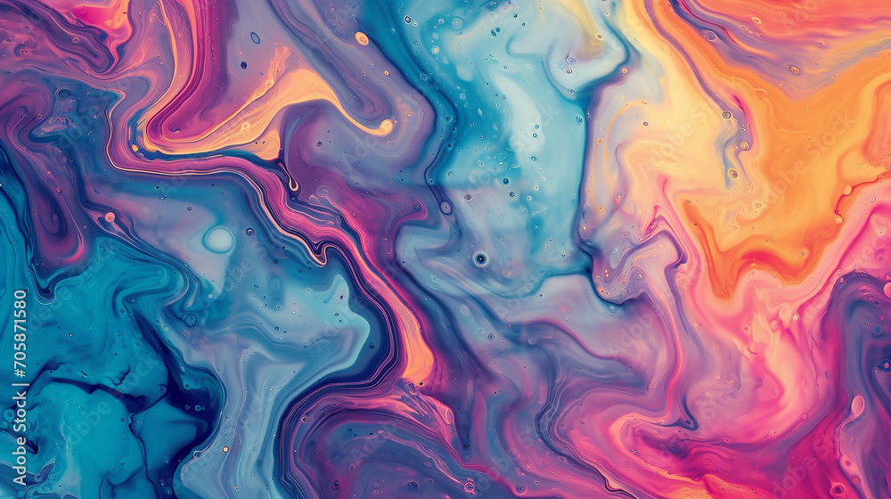 Marble background. Colorful background with waves a liquid, fluid-marbled paper texture. aesthetic backgrounds
