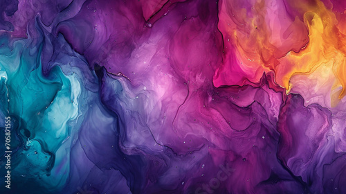 A unique background with alcohol ink and liquid art techniques. Bold and expressive display of vibrant colors and fluid patterns. aesthetic backgrounds