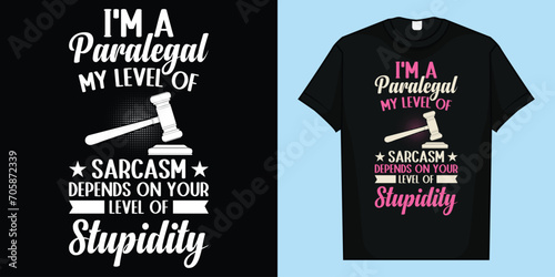 Womens I'm A Paralegal Funny T-Shirt