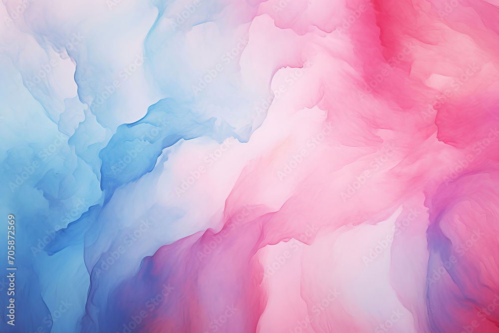 Abstract Pink and Blue Watercolor Background for Valentine's Day or Gradient Wallpaper Design