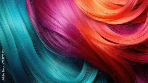 image of diverse, vibrant hair colors blending into a stunning background. Perfect for promoting haircare, beauty salons, and showcasing trendy hairstyles
