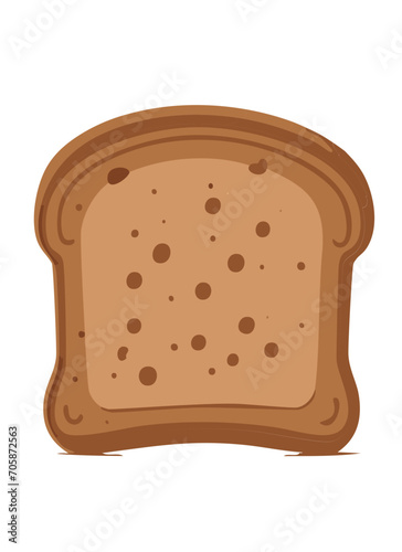 Dunkelbrot Scheiben für den Ofen
