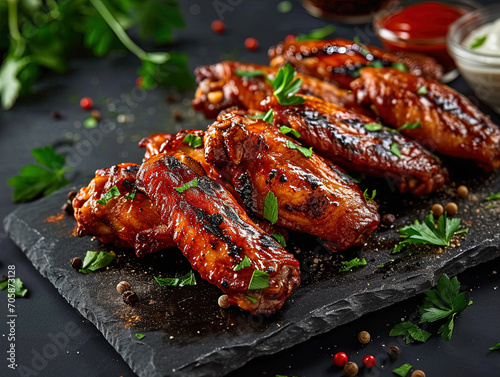 Buffalo Wings (United States): Fried chicken wings dipped in spicy sauce.