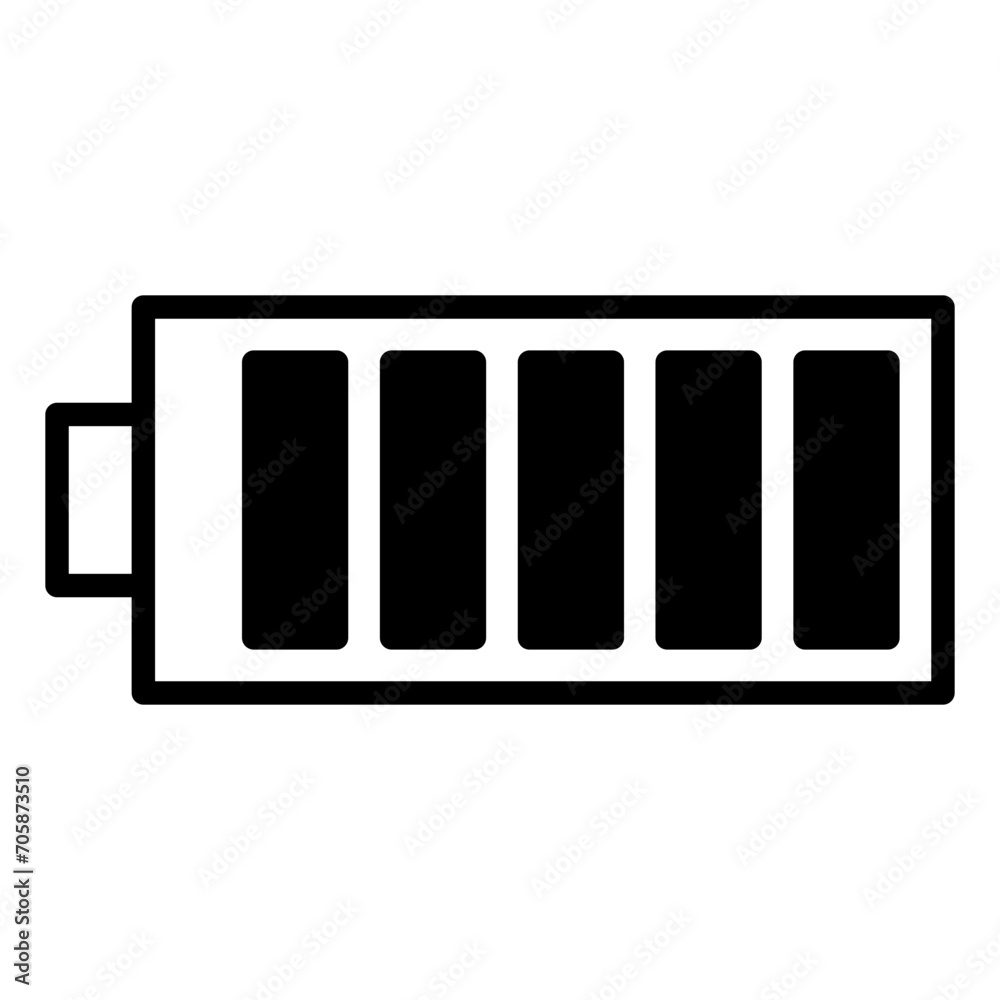 Battery Charging solid glyph icon Battery Charging solid glyph icon