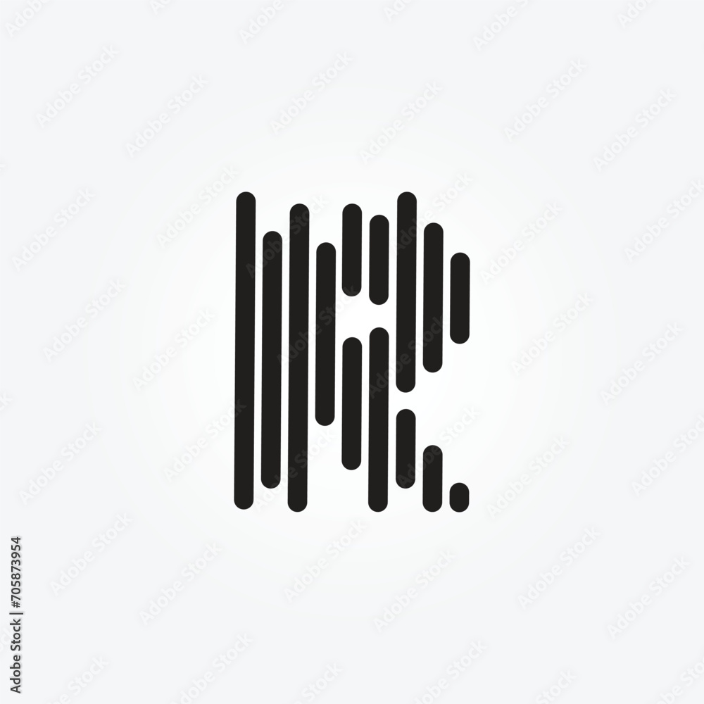 Podcast Radio Logo design On Letter R Design Using Microphone Template vector illustration Podcast Radio Logo design On Letter R Design Using Microphone Template vector illustration