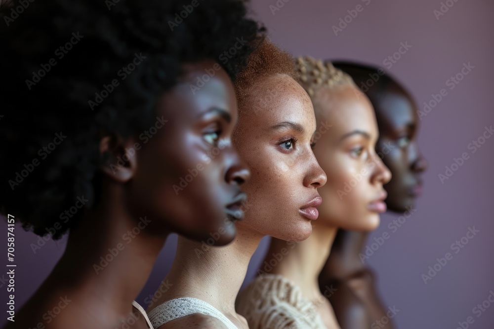 The power of Diversity: A portrait capturing the beauty of women from ...