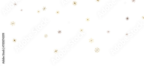 Whirling Snowflakes  Enthralling 3D Illustration of Falling Festive Snow Crystals