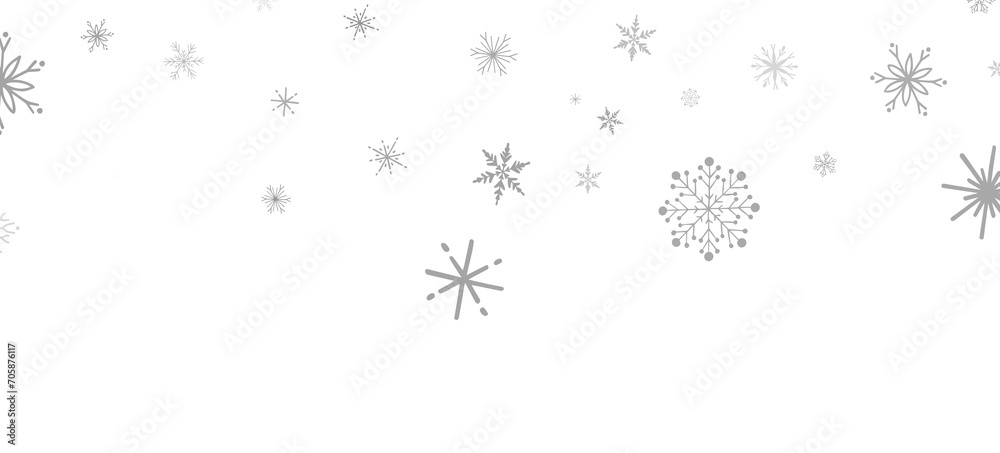 Winter Snow Symphony: Captivating 3D Illustration of Descending Snowflakes for Christmas Winter Snow Symphony: Captivating 3D Illustration of Descending Snowflakes for Christmas